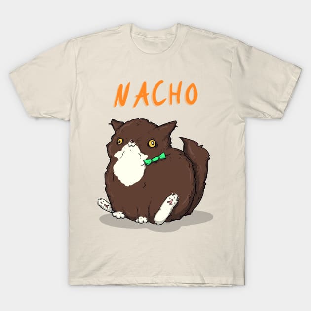 Nacho The Cat T-Shirt by LVBart